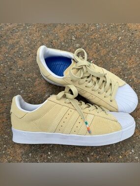 Adidas Superstar Vulc ADV Shoes Men US 5 37 1/3 Easy Yellow CG4838 Skate Casual